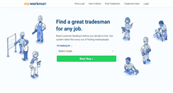 Desktop Screenshot of myworkman.co.uk