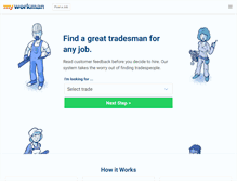 Tablet Screenshot of myworkman.co.uk